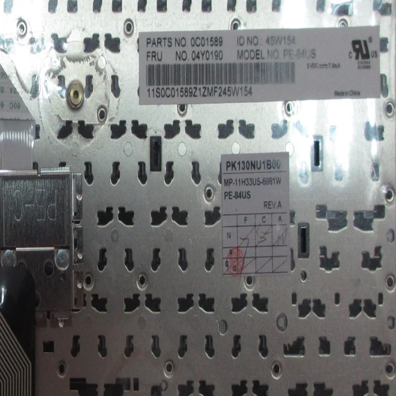 Сменная Клавиатура для ноутбука Lenovo ThinkPad Edge E330 E335 E430 E430C E435 E530 E535 P/N 04Y0190 0C01589