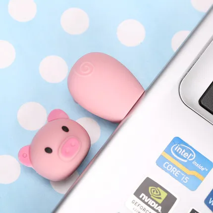 Милый Свинья ручка-накопитель мультфильм Usb флешка Pendrive 4G/8 ГБ/16 ГБ/32 ГБ/6 4G U диск
