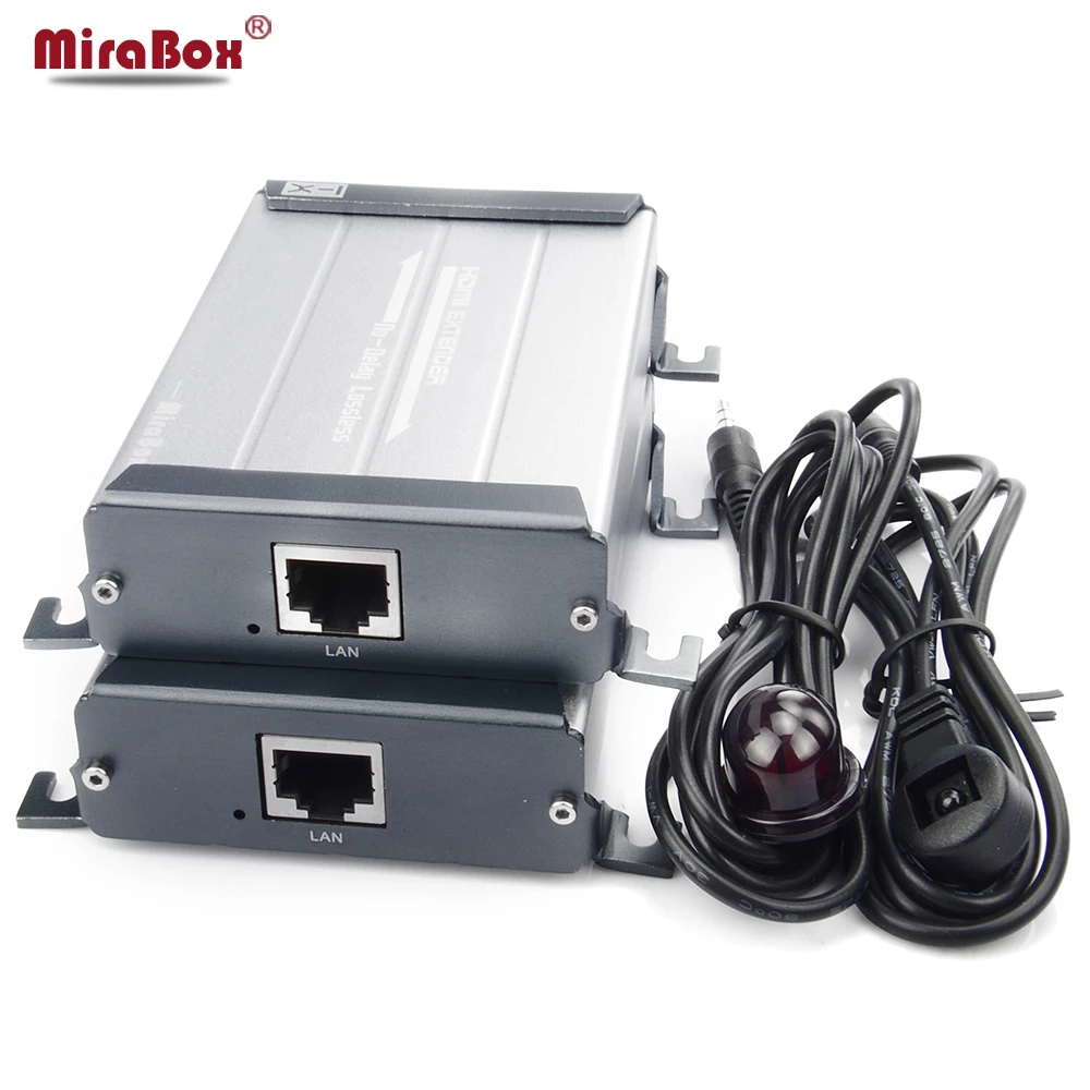 Mirabox HDMI Extender ИК 120 м по CAT5/cat5e/cat6 utp rj45 Поддержка 1080 P с без потерь не задержки hdmi