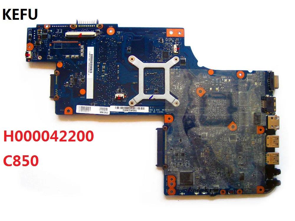 Материнская плата KEFU для ноутбука Toshiba Satellite L850D C850D материнская с процессором
