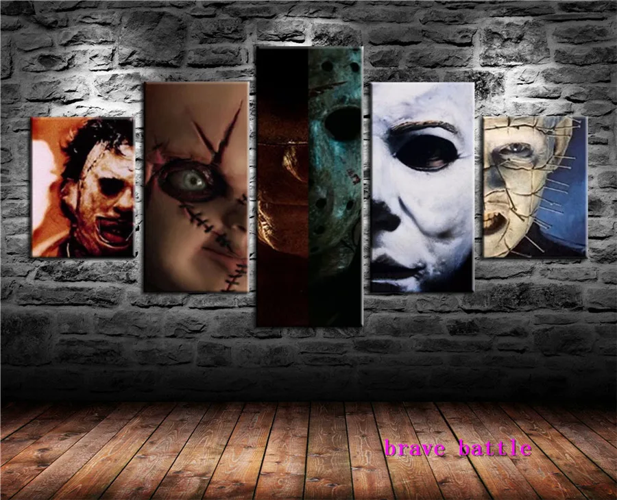 Фильм ужасов Hellraiser рисунок на холсте домашний декор для гостиной современная