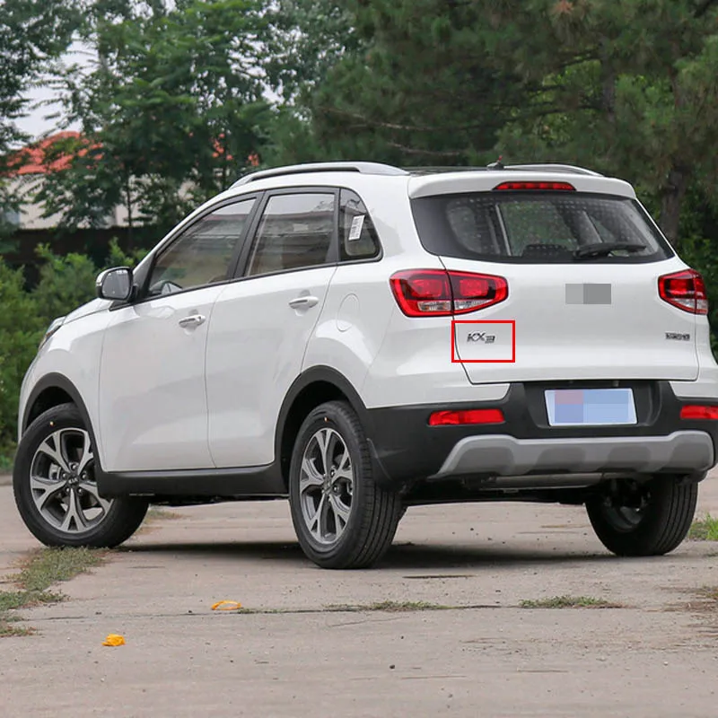 Наклеиваемого покрытия для автостайлинга из ABS пластика на Стикеры для Kia K2 K3 K3S K3DCVVT K3S K4 K5 KX3 KX5 надпись-логотип бренда хвост багажник эмблема Стикеры наклейка