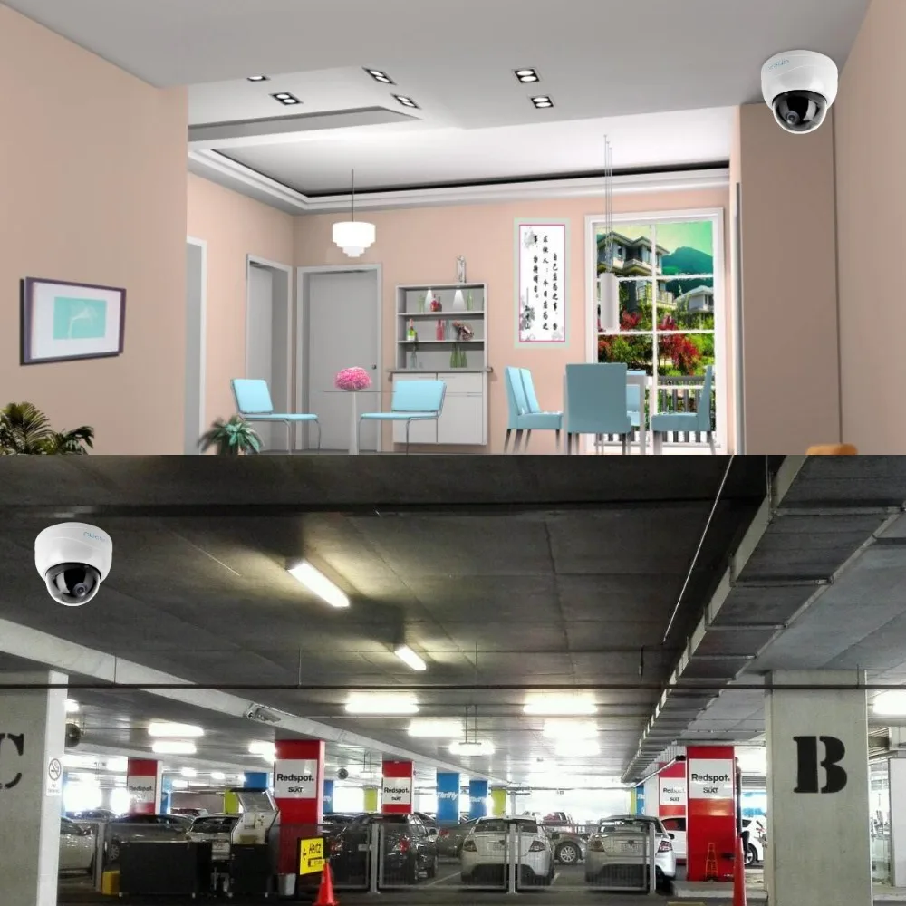 Inesun 5MP купол безопасности Камера Super HD 4 в 1 TVI/AHD/CVI/CVBS CCTV Камера 4X Оптический зум PTZ Камера 50ft ИК День/Ночь UTC