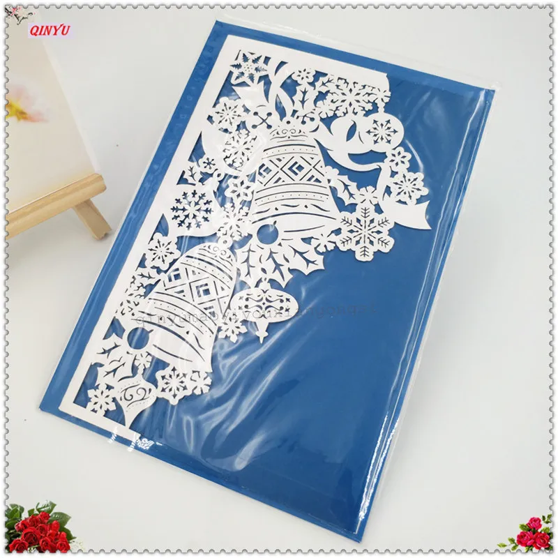 10 шт. с цветами лазерной резки свадебные приглашения карты печати элегантные