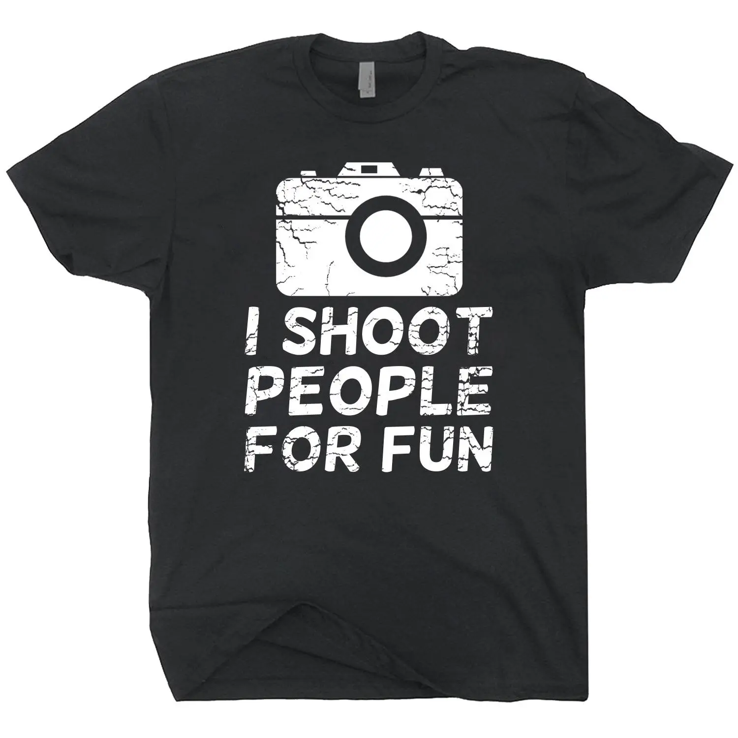 

Print T-Shirt Mens Short I Shoot People Fun T-shirt Funny Tee Shirt Photography Lovers O-Neck Hipster Tshirts