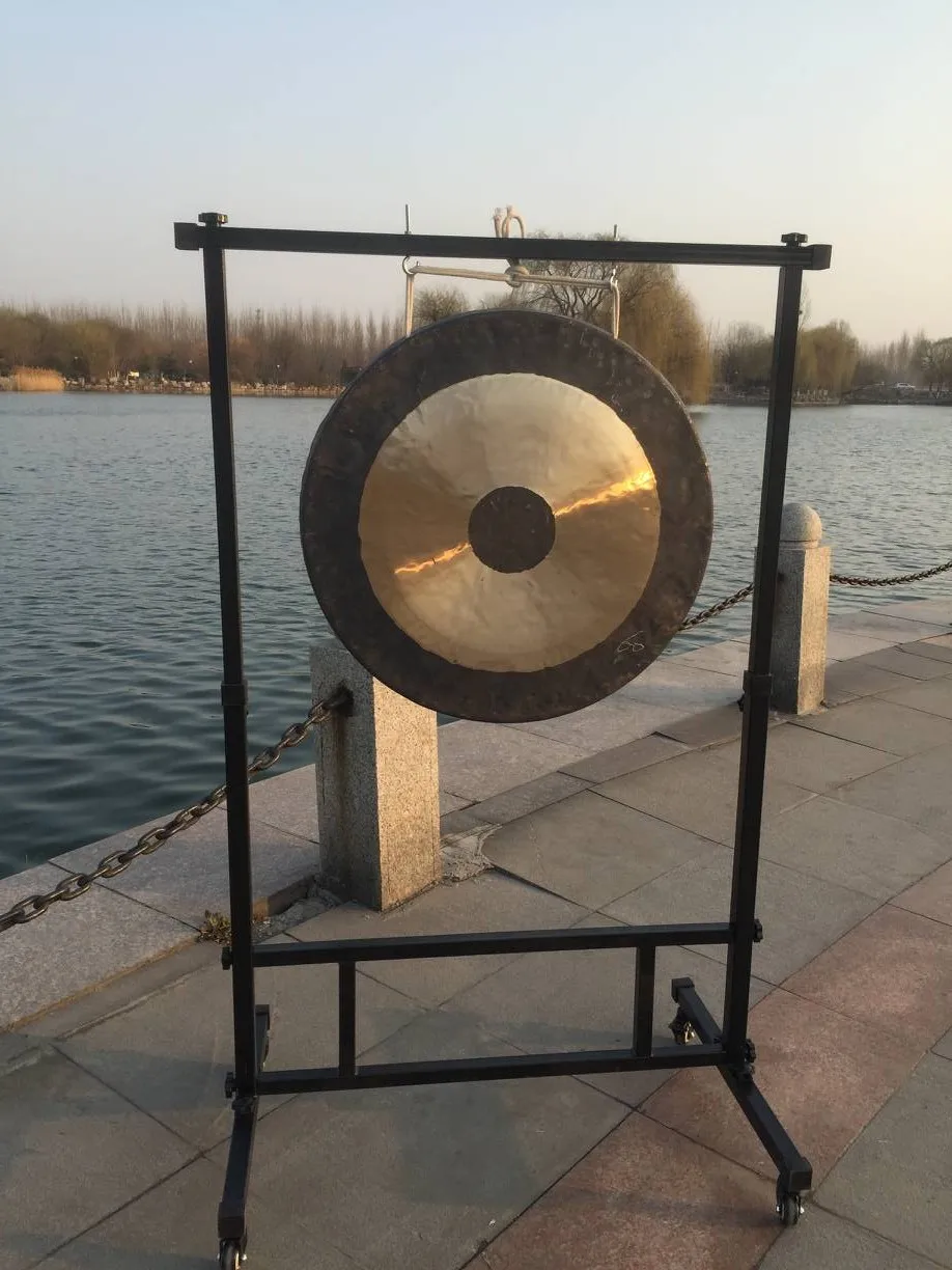 Профессиональный Китайский чау Гун Ручной работы 18 дюймов с подставкой Gong|Гонг и
