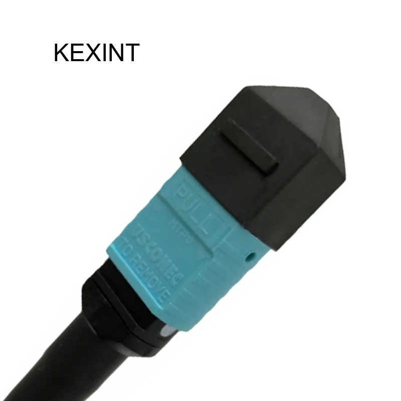Оптоволоконный патч корд KEXINT стандартный адаптер для оптоволоконного кабеля OM4 12