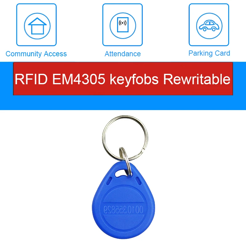 1pcs RFID EM4305 T5577 Proximity Duplicator Copy 125khz Tag llaveros llavero Porta Chave Card Sticker Key Fob Token Ring | Безопасность