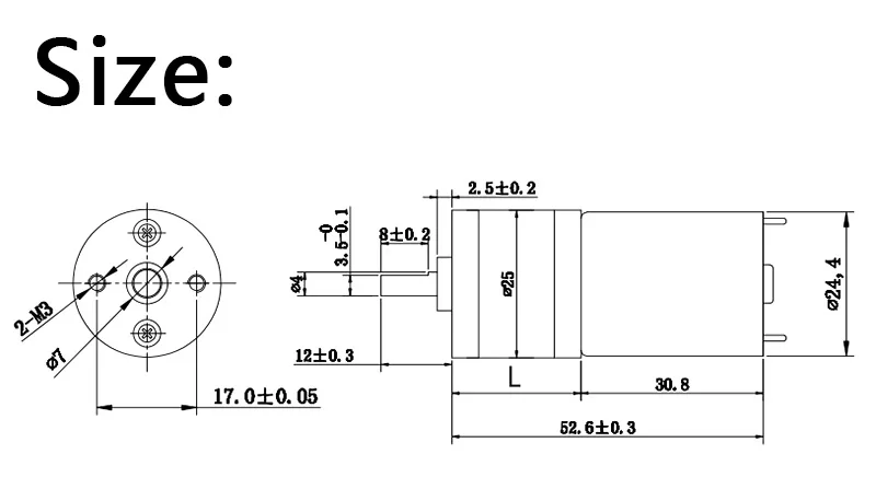 JGA25-370 двигатель постоянного тока мотор-редуктор 6V 12V электрический мотор с высоким крутящим моментом, 5/10/15/30/60/100/150/200/300/400/500/1000/1200 об/мин