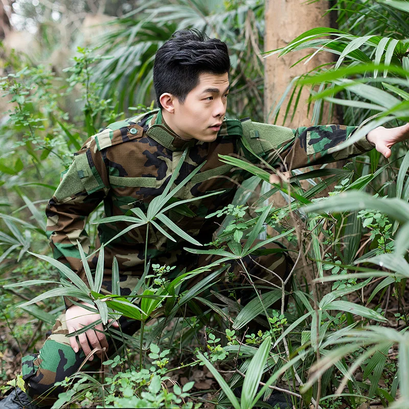 Армейская Военная тактическая Униформа рубашка и брюки камуфляжная боевая