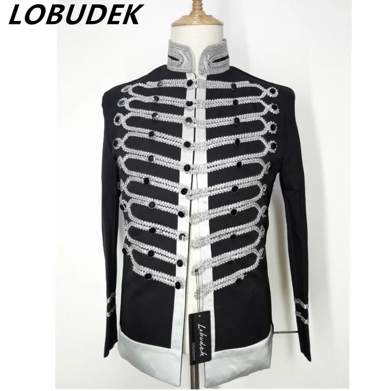 Мужская красная куртка певца блейзер верхняя одежда пальто для танцора ds dj jazz