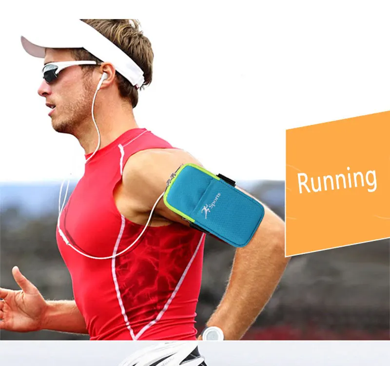 Открытый спортивный ремень на руку сумки устойчивое Trail Running Для мужчин посылка Велоспорт тренажерный зал Фитнес аксессуары телефон сумка для 5,8 дюйма/ниже