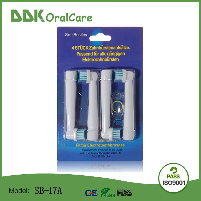 12 шт. = 3 pack SB-17A/EB17 Замена для braun oral b электрическая зубная щетка глав