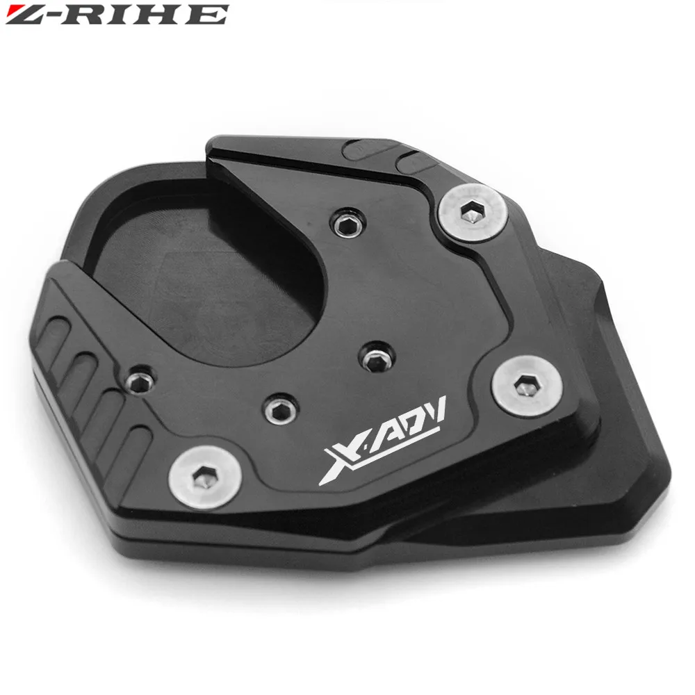 Black and Black X-ADV XADV аксессуары для мотоциклов боковая подставка удлинитель подставки для Honda X-ADV X ADV XADV ampliar - Цвет: Black and Black
