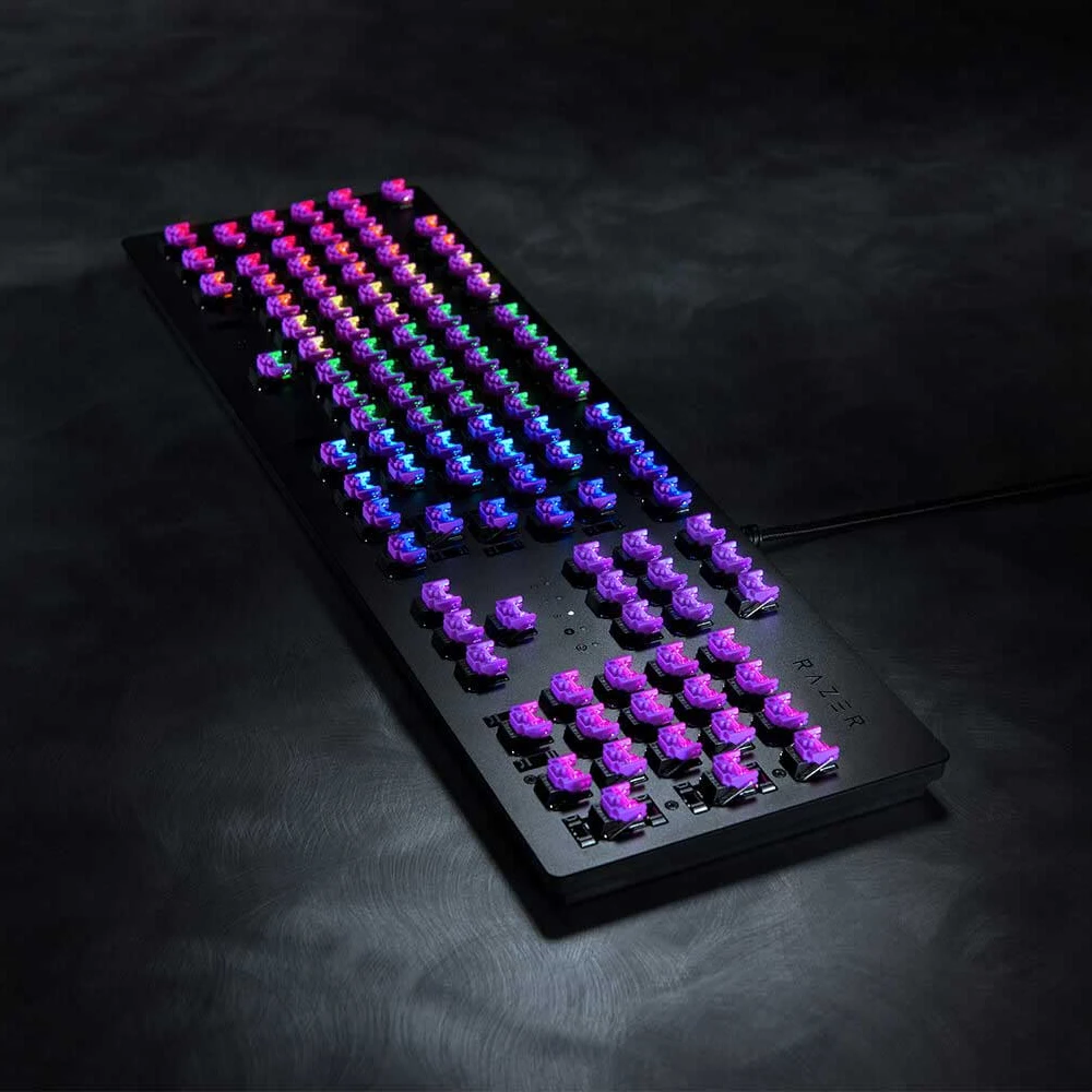 Razer Huntsman Проводная игровая клавиатура Механическая игровая клавиатура RGB подсветка Тактильные переключатели эргономичный дизайн для ПК ноутбука