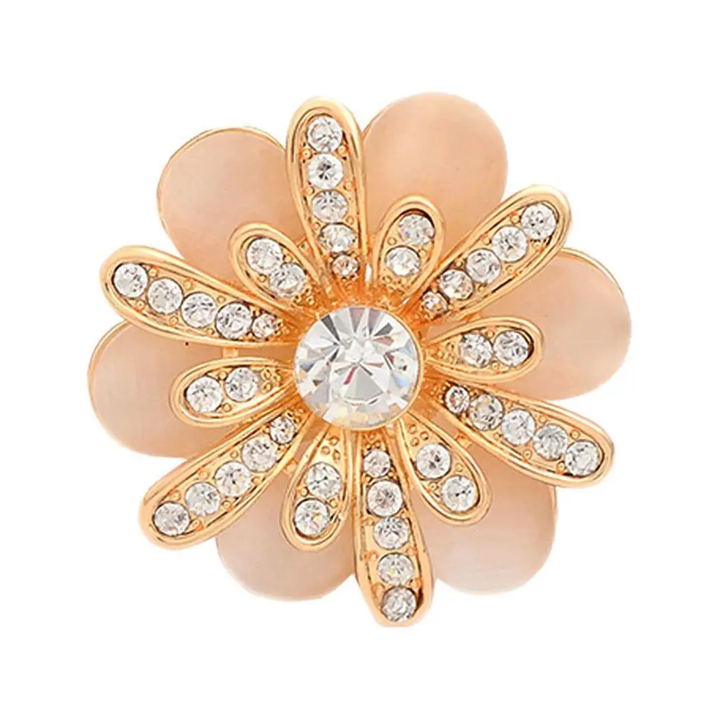 Женский модный шарф с пряжкой и цветком из горного хрусталя аксессуары для