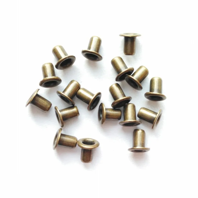 Bronze 500PCS 1.5mm Записки Металлические люверсы для Scrapbooking DIY Embelishment одежды Одежда проушины - Цвет: Bronze