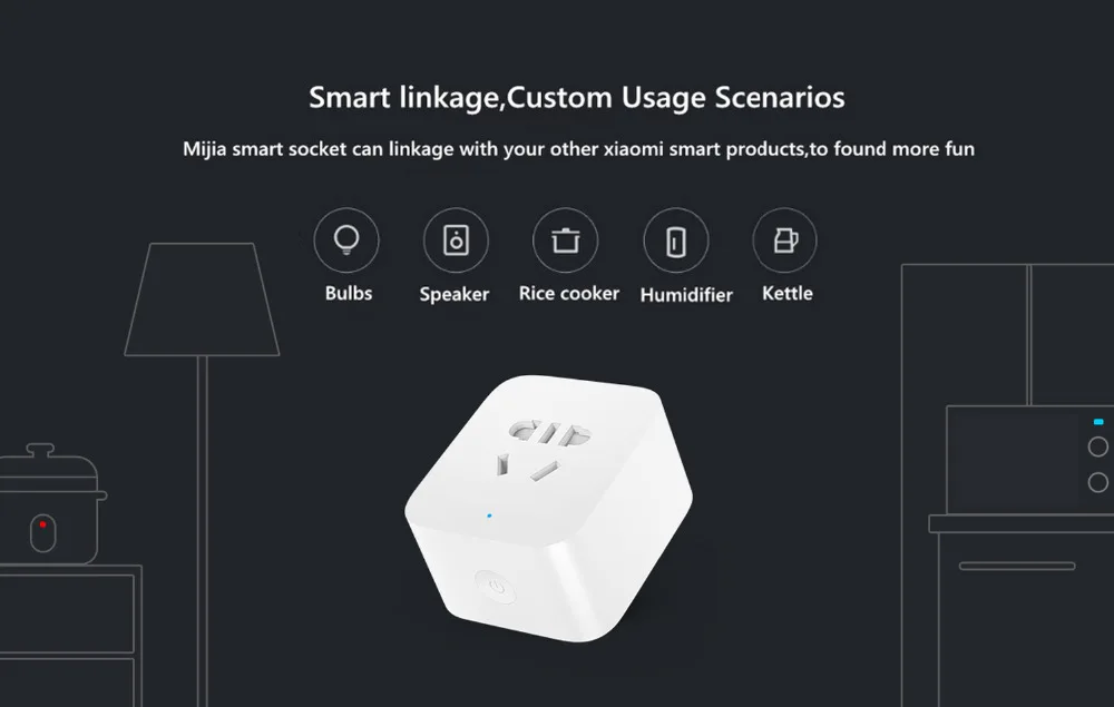 Xiaomi Mijia умная розетка Enhaced WiFi Беспроводная дистанционная розетка 2 USB адаптер для путешествий UK/US/AU/EU электрические вилки