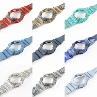 mens camouflage resin strap watch accessories with buckle for casio g shock gd120ga100ga110ga100 mens outdoor sports watch strap