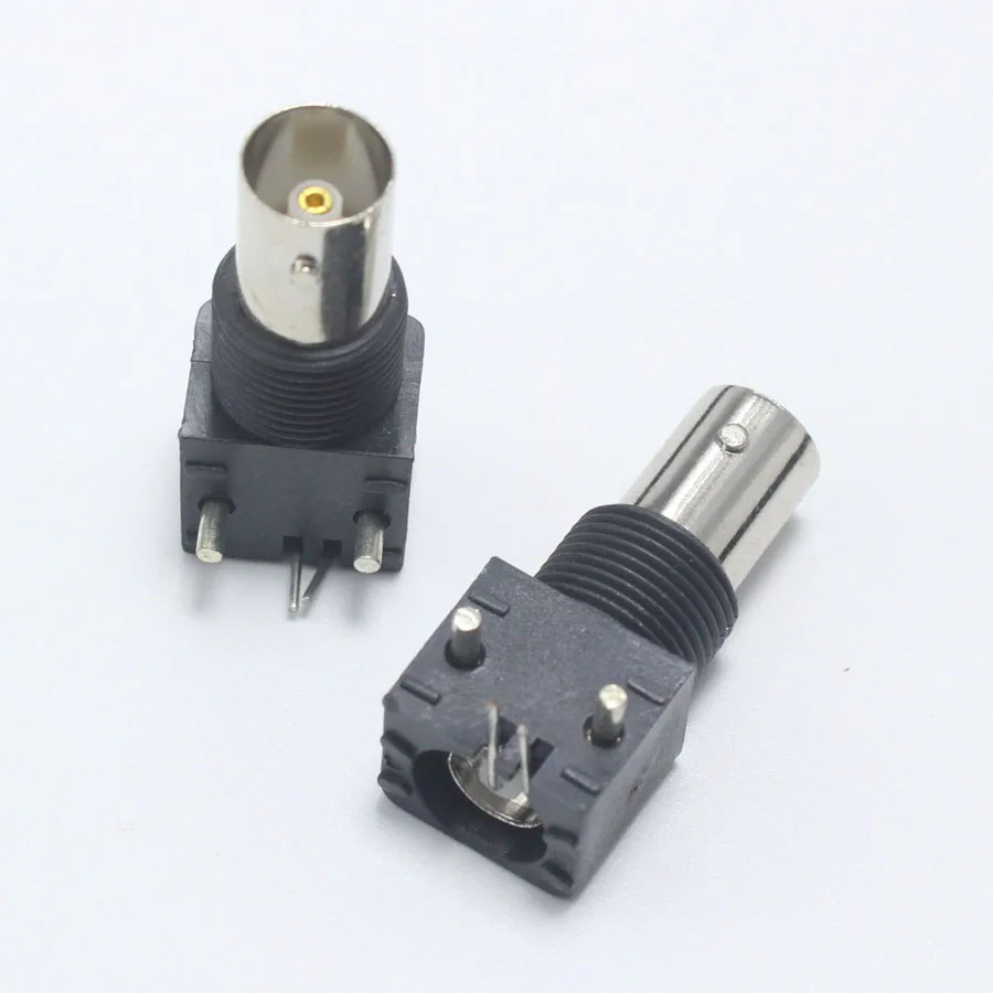 EClyxun 1 шт. черный BNC Гнездовой разъем коаксиальный Q9 PCB панель монитор видео