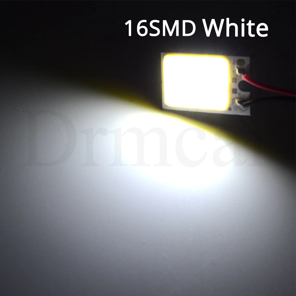 C5W Cob 16 SMD чип белая лампа для чтения led T10 автомобильная светодиодная лампа для парковки авто внутренняя панель светильник гирлянда номерной знак светильник s
