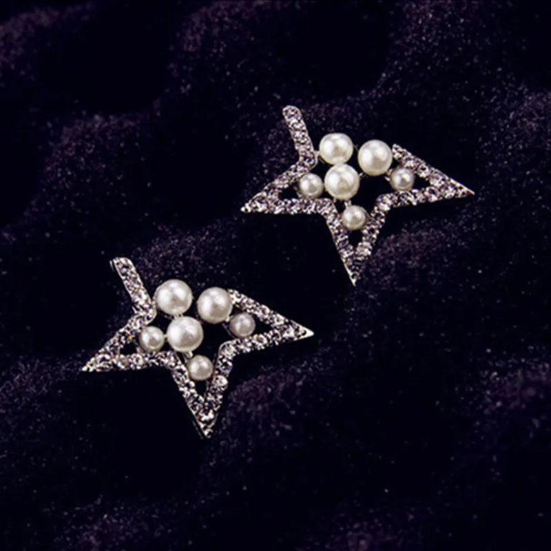 2018 Новое поступление популярные модные Brincos Oorbellen Bijoux полые Нотч пятиконечные