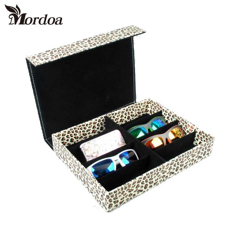 2x4 аксессуары для солнцезащитных очков с леопардовым принтом витрина органайзер