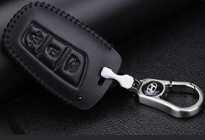 Премиум Кожа Автомобилей Брелок Монета Держатель Молнии Чехол Дистанционного