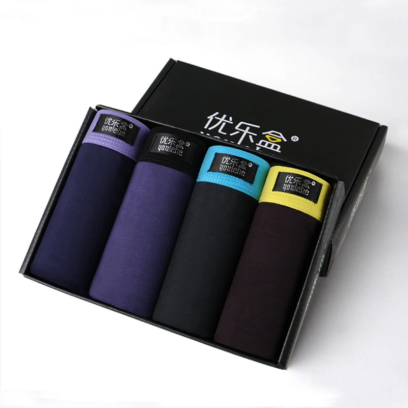 Brand Underwear Men Boxer Shorts Fashion Breathable Modal U Convex Crotch Boxers Homme Sexy Tide Camou Print Cueca (NOT BOX X292 | Мужская