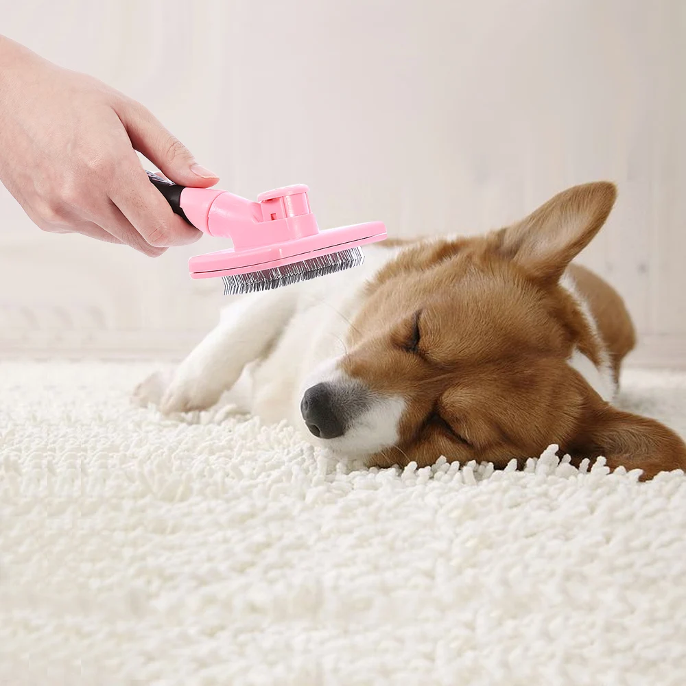 Heteli щетка для стрижки волос домашних животных|grooming comb|slicker brushpet hair |