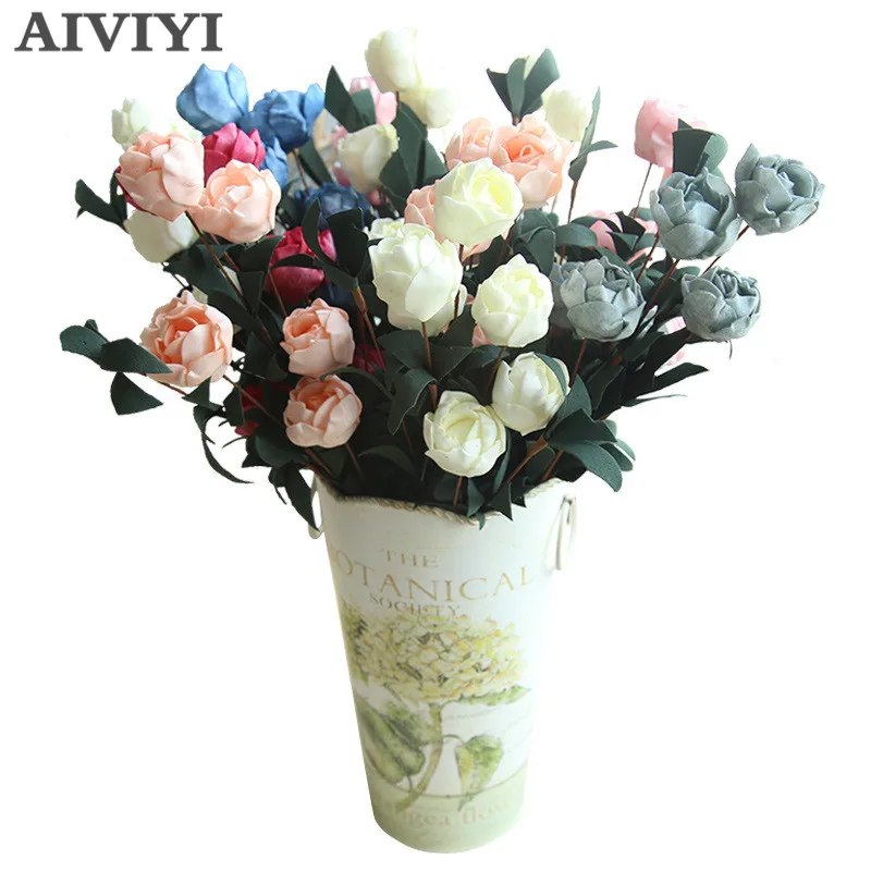 Artificial flower Philippe rose PE home wedding decoration DIY holding road lead wall fake | Дом и сад