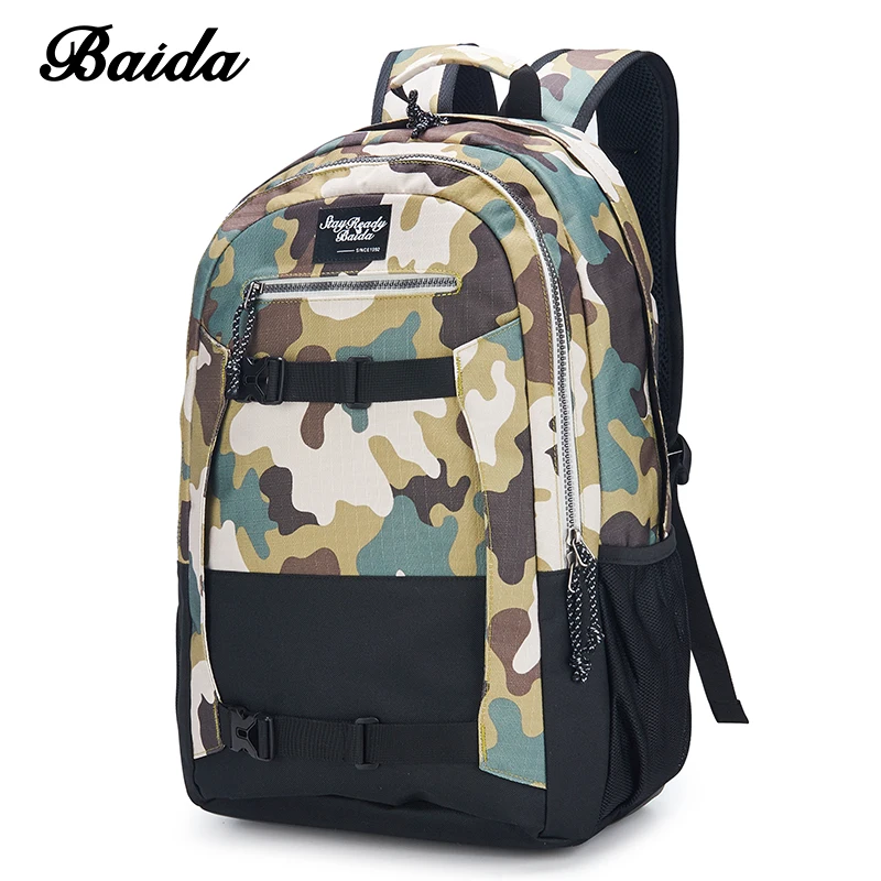 Рюкзак DAIDA мужской для ноутбука камуфляжный унисекс|bags for boys|canvas backpackschool bags |
