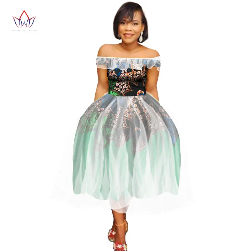 Летнее платье Африки 2019 большого размера в африканском стиле с принтом Базен Riche