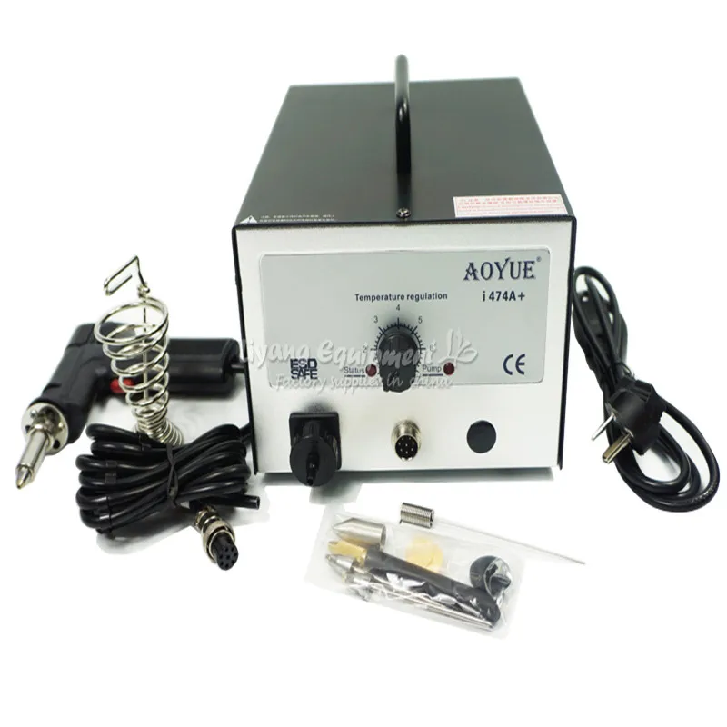 

AOYUE 474A + BGA паяльная станция Электрический вакуумный насос припоя присоска Регулируемая температура