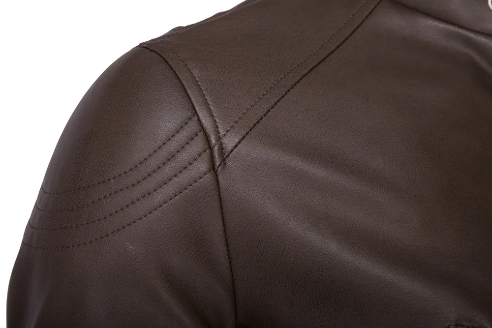 Мотоциклетные кожаные куртки для мужчин Puls размеры xxxxxl коричневый slim fit кожаная
