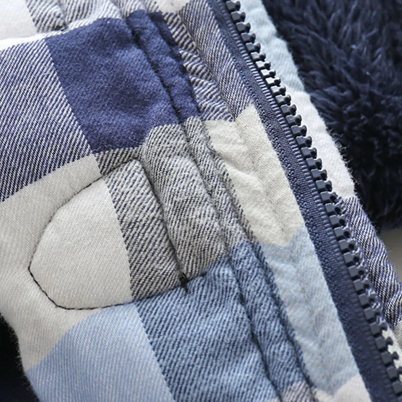 Детские зимние комбинезоны кораллового цвета бархатный комбинезон с капюшоном