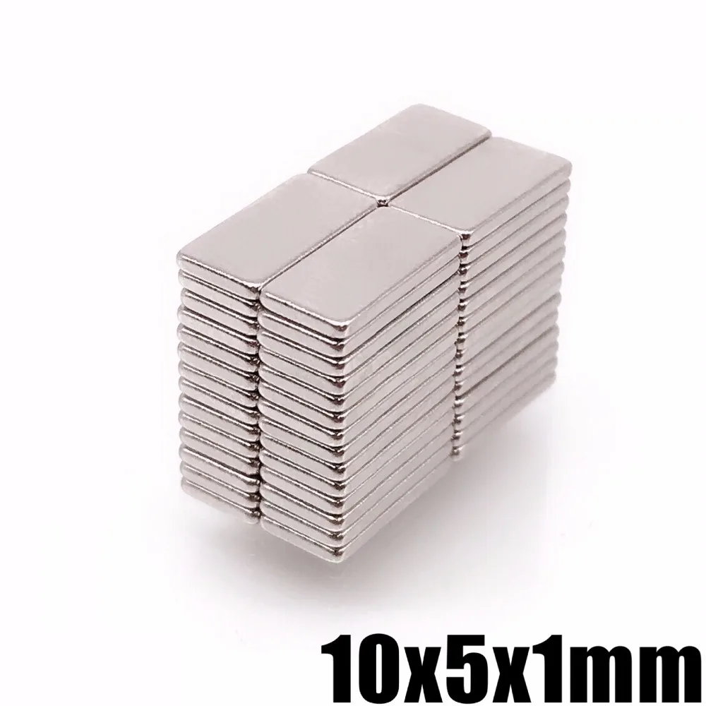 20/50/100/200 шт 10x5x1 мм редкоземельный магнит N35 для крафт модели маленькие круглые 10*5*1 магниты на холодильник супер сильный, китайский неодимовый магнит