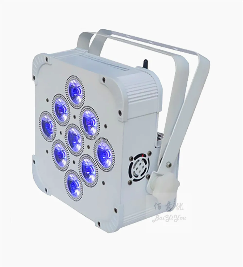 4 шт./лот 9*12 Вт RGBW в 1 беспроводной DMX & IRC светодиодный аккумулятор PAR Light