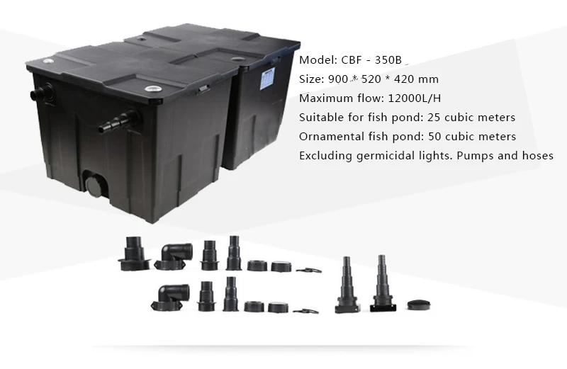 SUNSUN CBF-350 CBF-350B CBF-350C пруда koi пруд фильтр эффективной очистки воды. Фермы Бассейн очиститель. Сад фильтр для бассейна