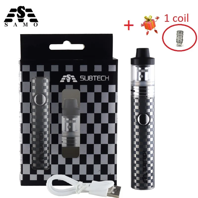 Электронная сигарета S22 60W vaper pen kit с 2 мл атомайзером 1800mah батарея 0.3ohm 0.5ohm