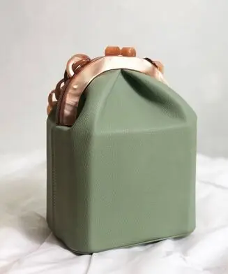 darker lilac green 2 Женская Роскошная акриловая сумка-мешок на цепочке, сумка-тоут, сумка через плечо, клатч для женщин, Весенняя сумка из искусственной кожи - Цвет: darker lilac green 2