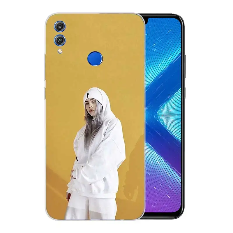 Мягкий с рисунком из ТПУ Корпус чехол для Huawei Honor V20 8X 7 8 9 10 lite 7X 8A V9 Play матовый Fundas