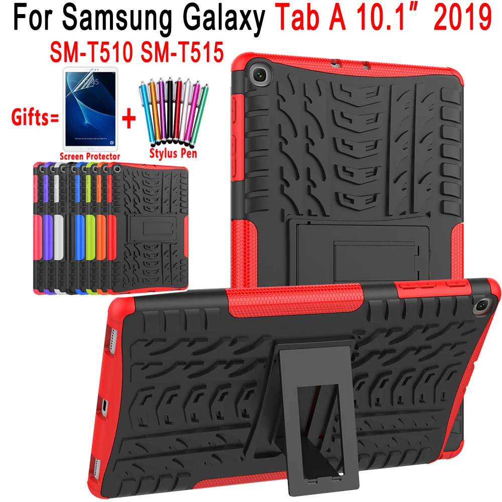 Противоударный силиконовый мягкий чехол для Samsung Galaxy Tab A 10 1 2019 T510 T515 SM Coque Funda +