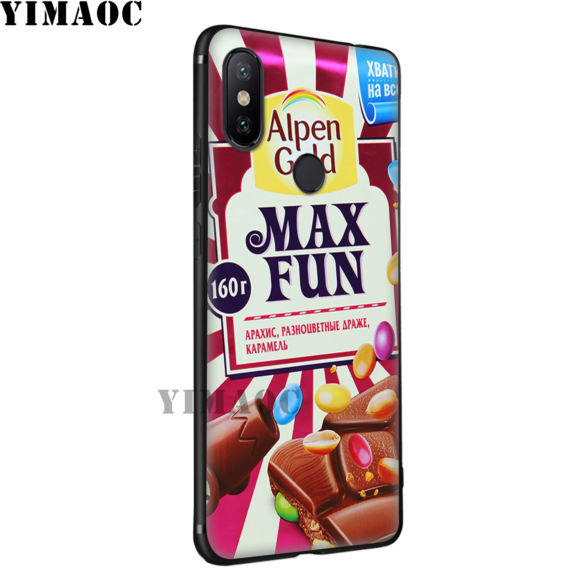 YIMAOC Alpen Wonka Chocolate Bar Soft Silicone Case for Xiaomi Redmi 7A Note 7 6 6A 5 4 4X 4A 5A S2 Plus K20 Pro Lite |