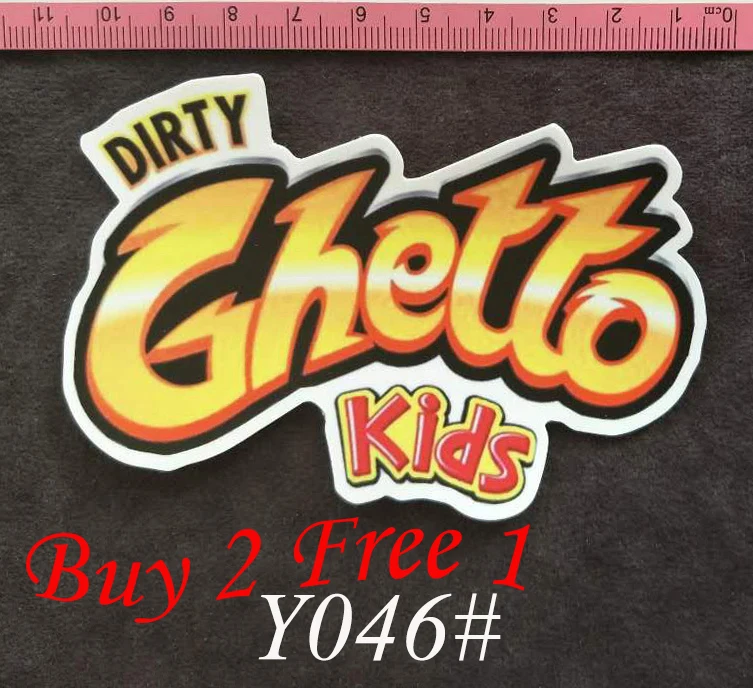 Y046 # грязные ГЕТТО ДЕТИ ПВХ большая наклейка домашний декор Стайлинг