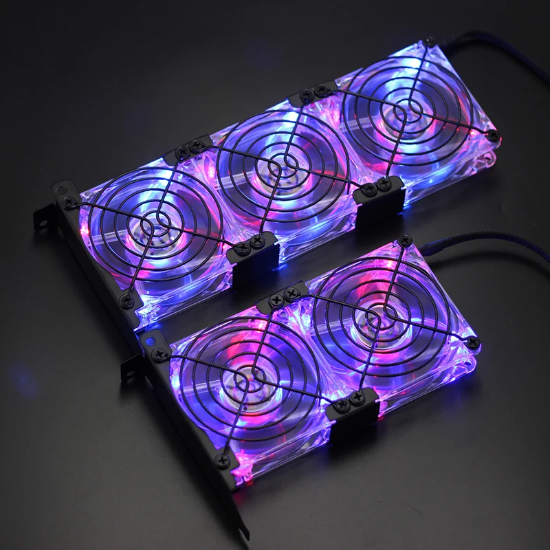 Кулер для видеокарты PCI e компьютерный/ПК подставка охлаждение 8 см Универсальный