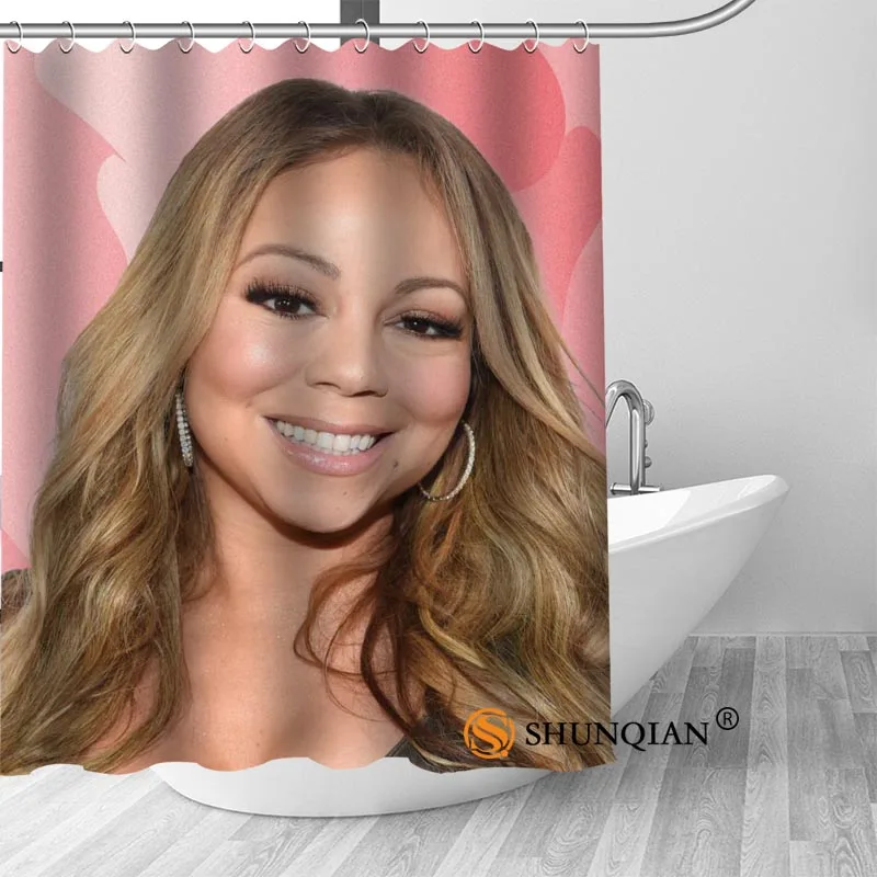 Новинка высококачественные современные занавески для душа с принтом Mariah Carey