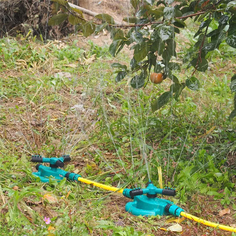 Садовые разбрызгиватели автоматический полив травы газона 360 градусов полностью