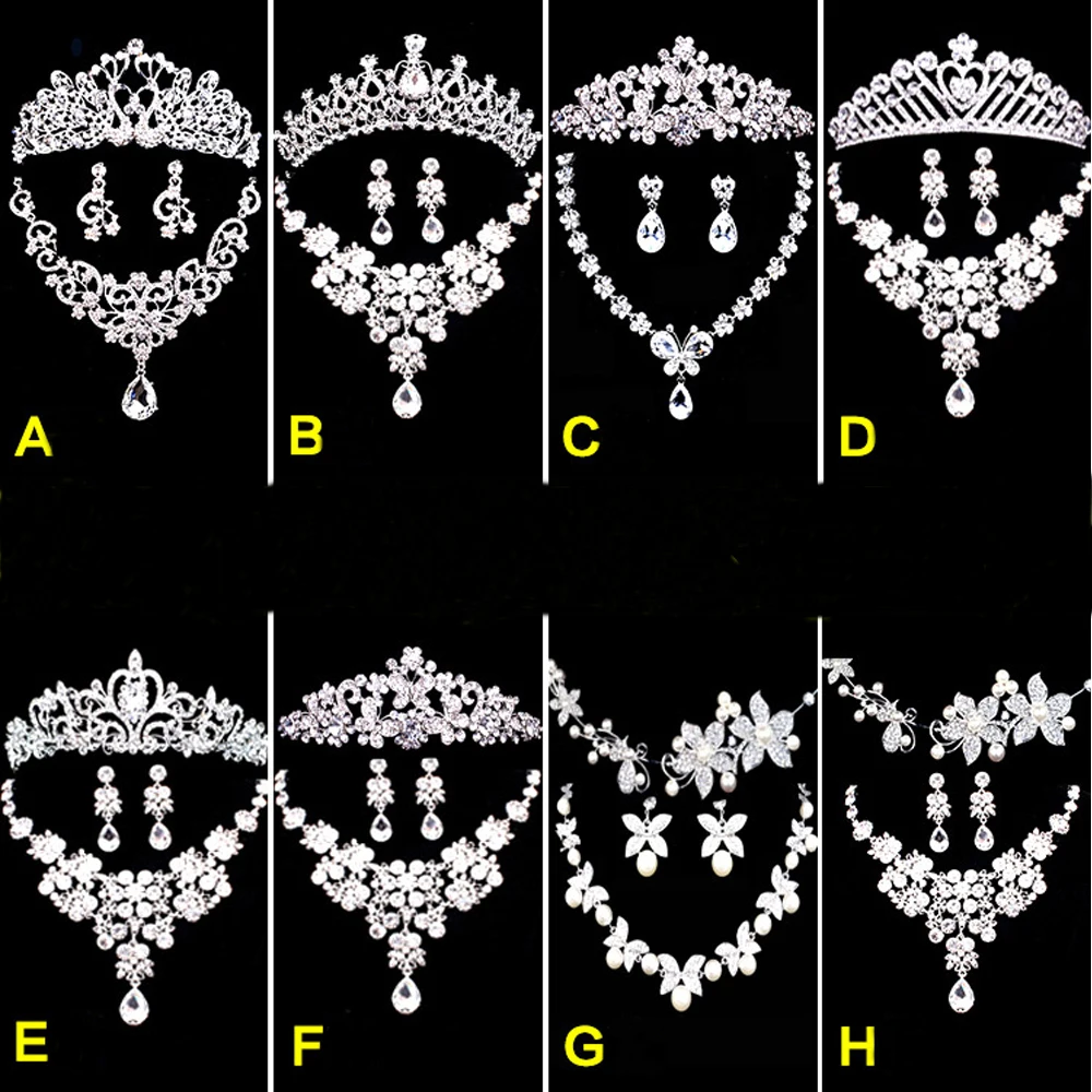 Лидер продаж европейские образцы King Queen корона тиара глава ювелирные изделия Quinceanera Корона свадьбы невеста диадемы коронки Театрализованное
