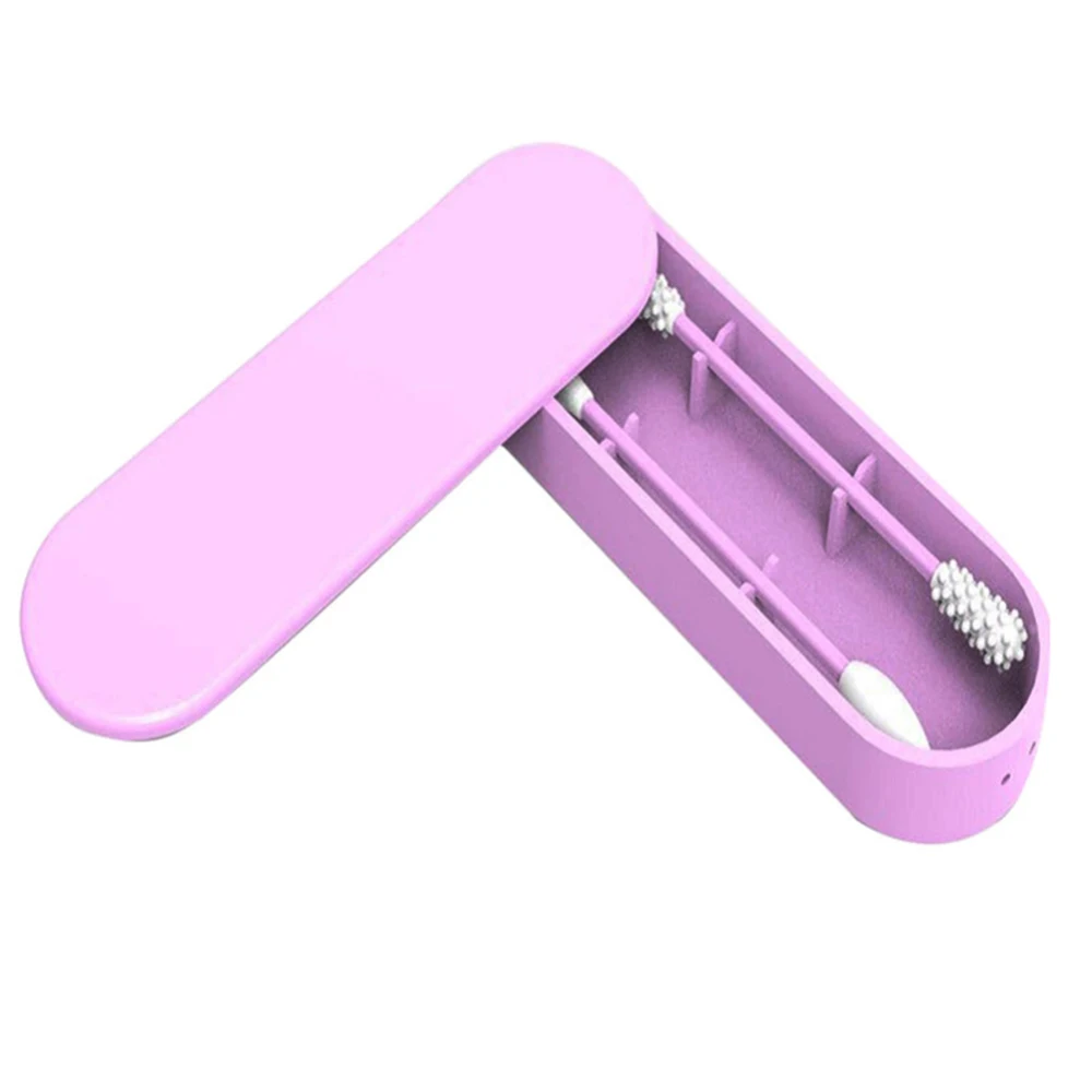 2 шт многоразовые ватные тампоны хлопок очищающие косметические палочки